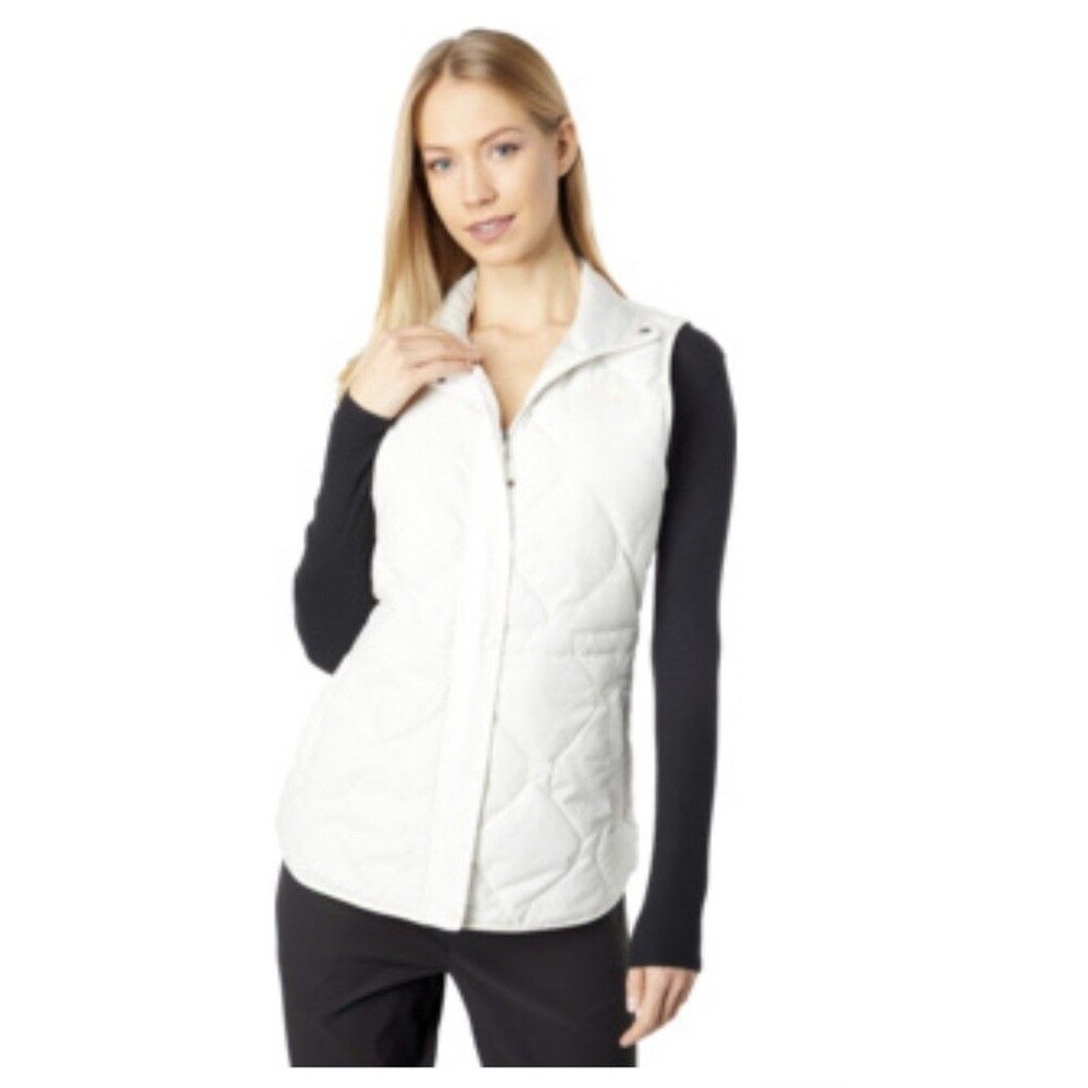 The North Face Womens White Westcliffe Down Vest Size L